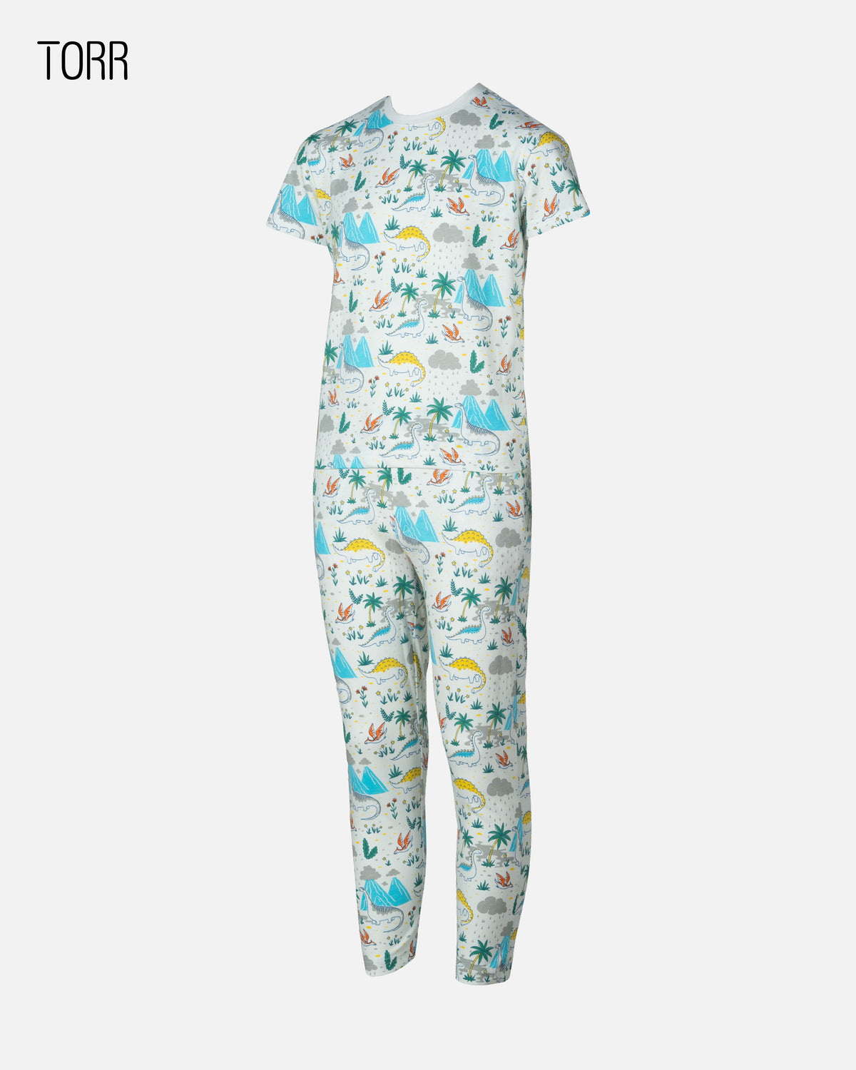 Boys Sleepwear Set| White Aop