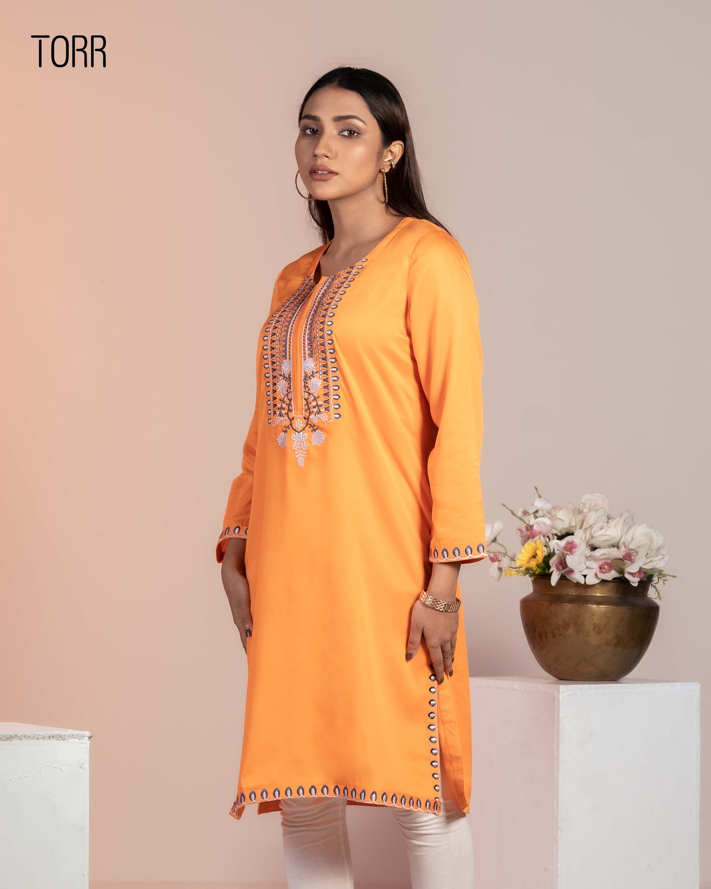 Ethnic Wear (01 Piece Kurti) | Tangerine