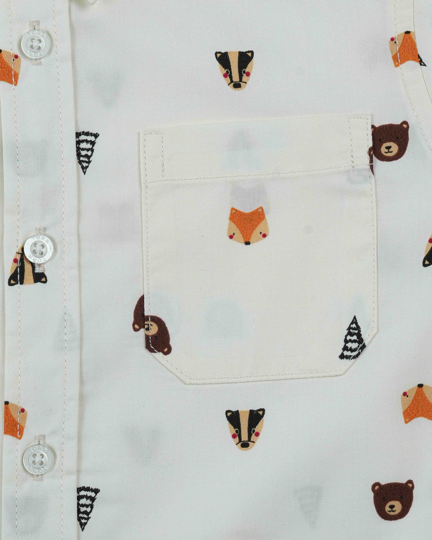 Boys Shirt | Egret Aop