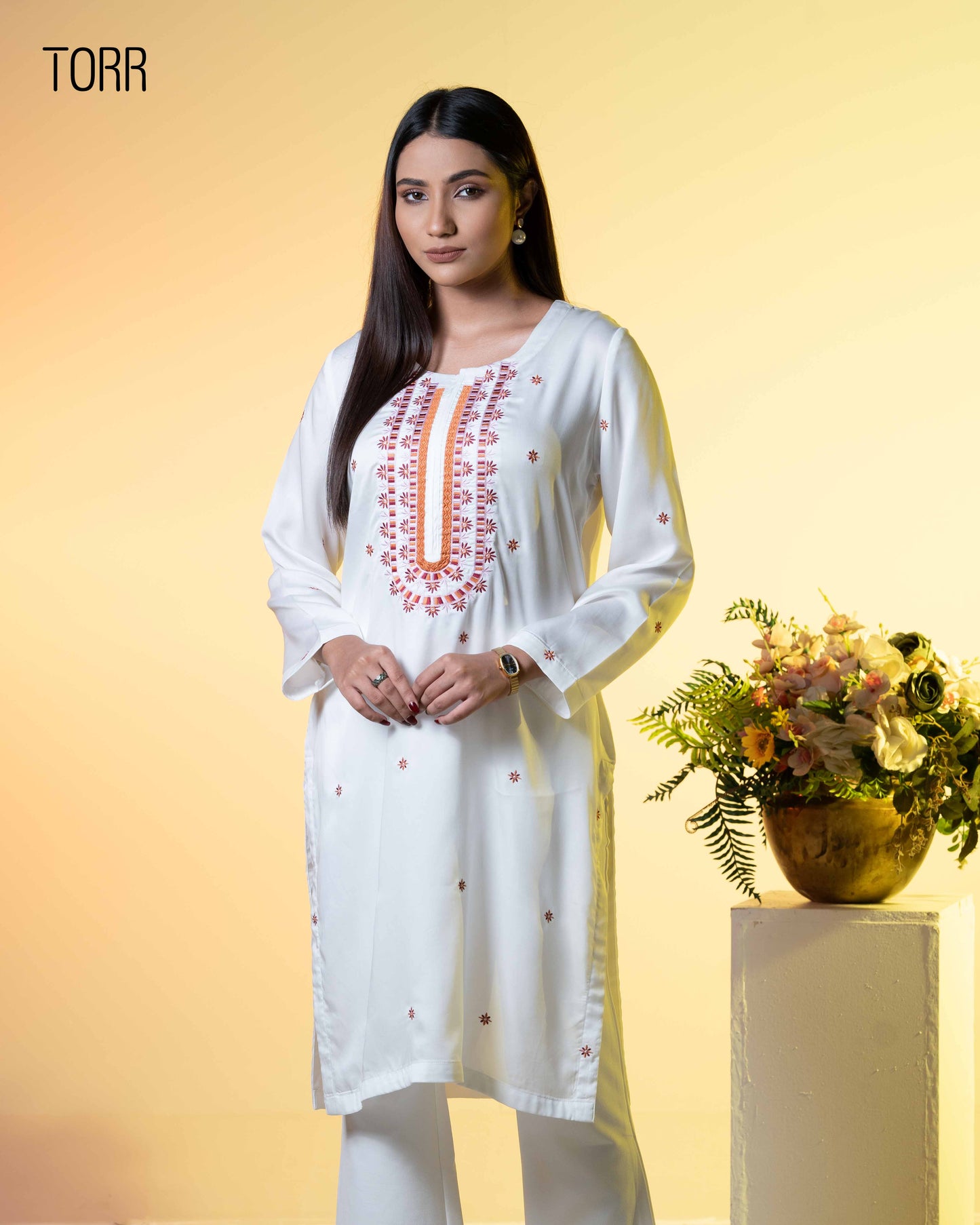 Ethnic Wear (01 Piece Kurti) | Off White