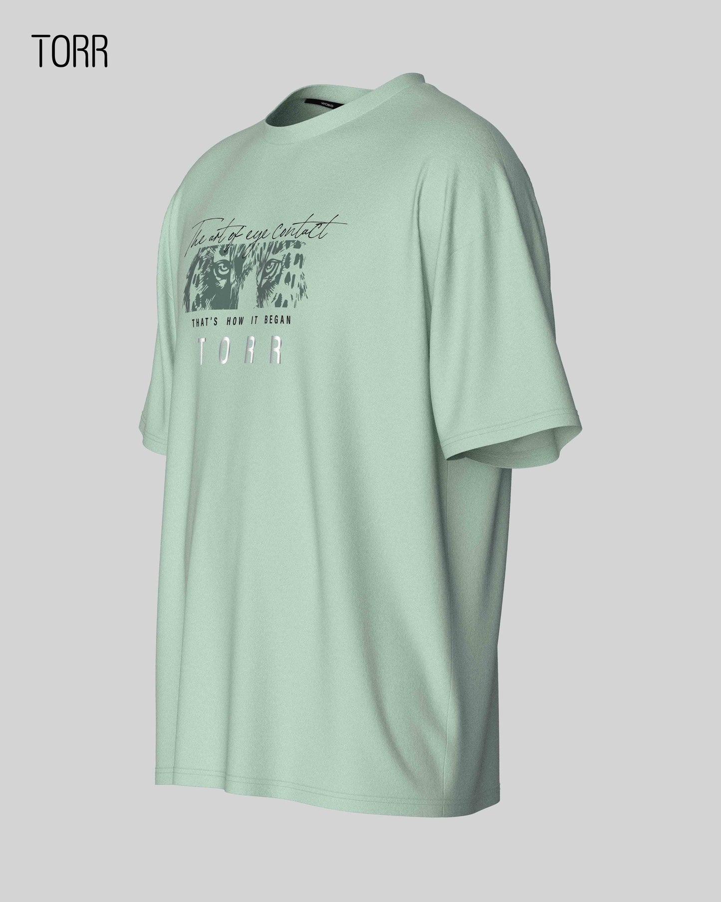 Drop Shoulder T-shirt | Silt Green