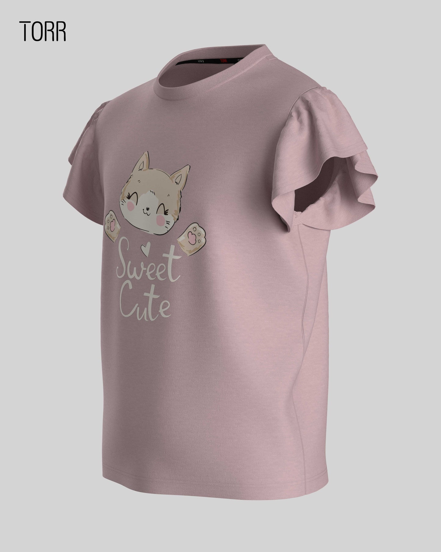 Girl's T-shirt | Purple Solid