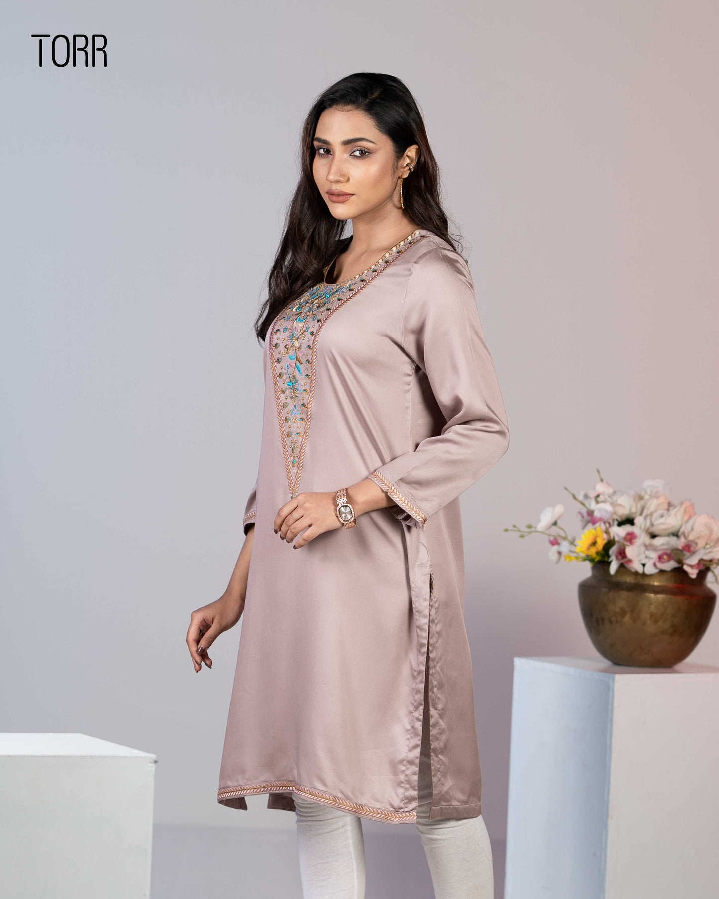 Ethnic Wear (01 Piece Kurti) | Mauve