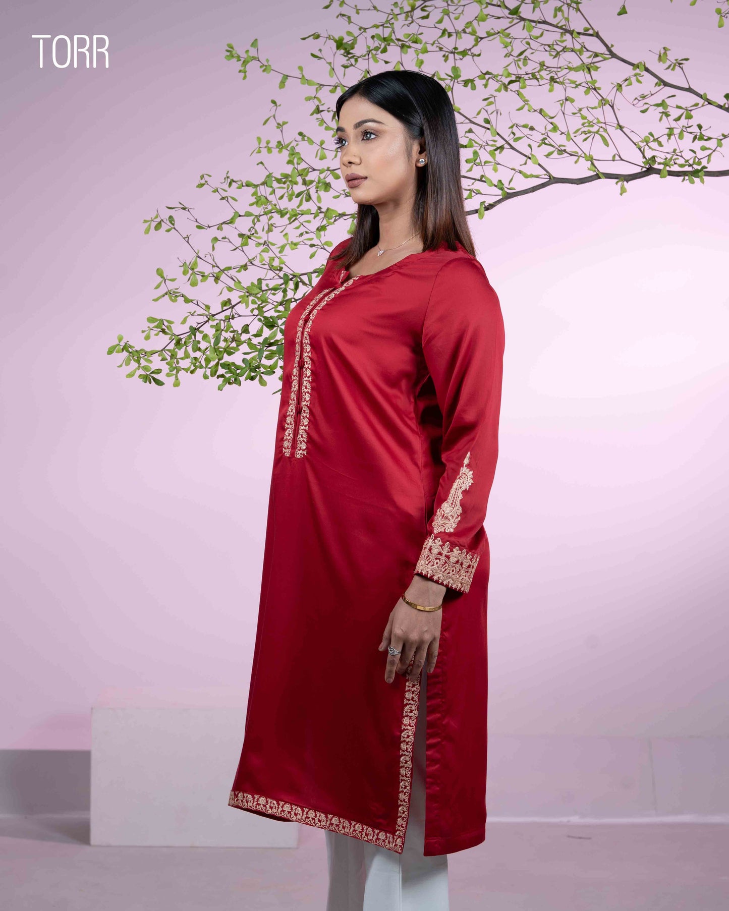 Ethnic Wear (01 Piece Kurti) | Rio Red