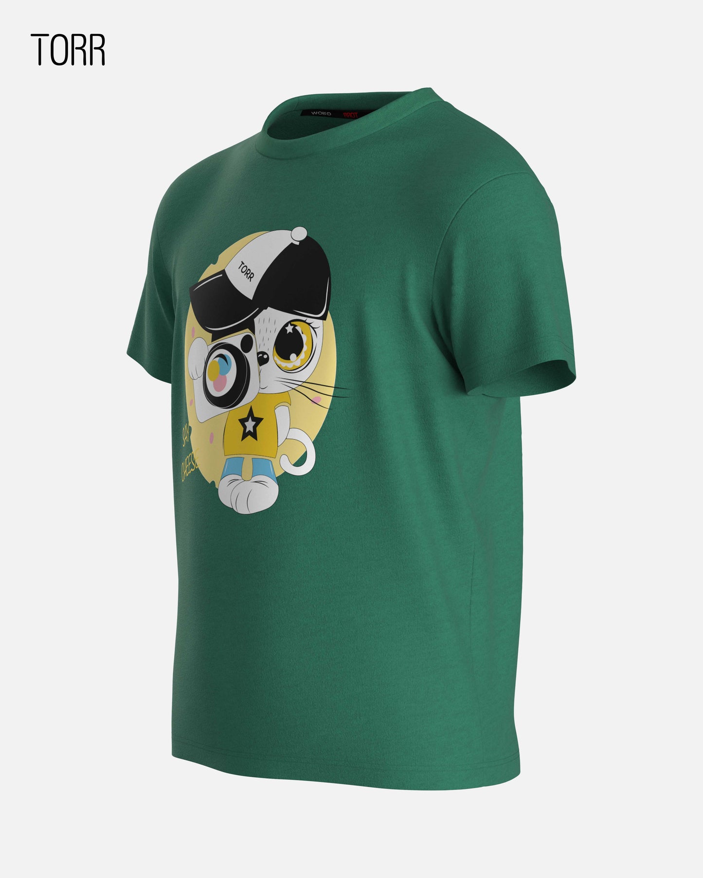 Girl's T-shirt | Green Jacket