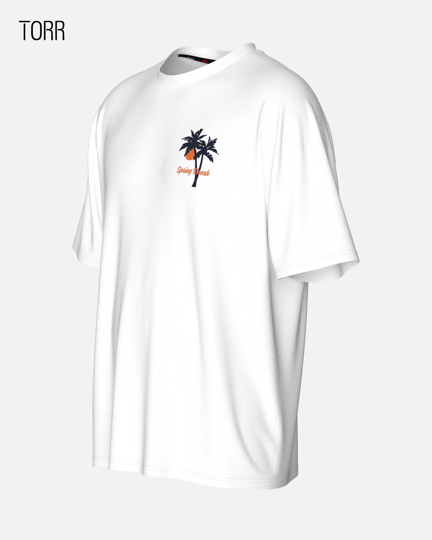 Drop Shoulder T-shirt | White