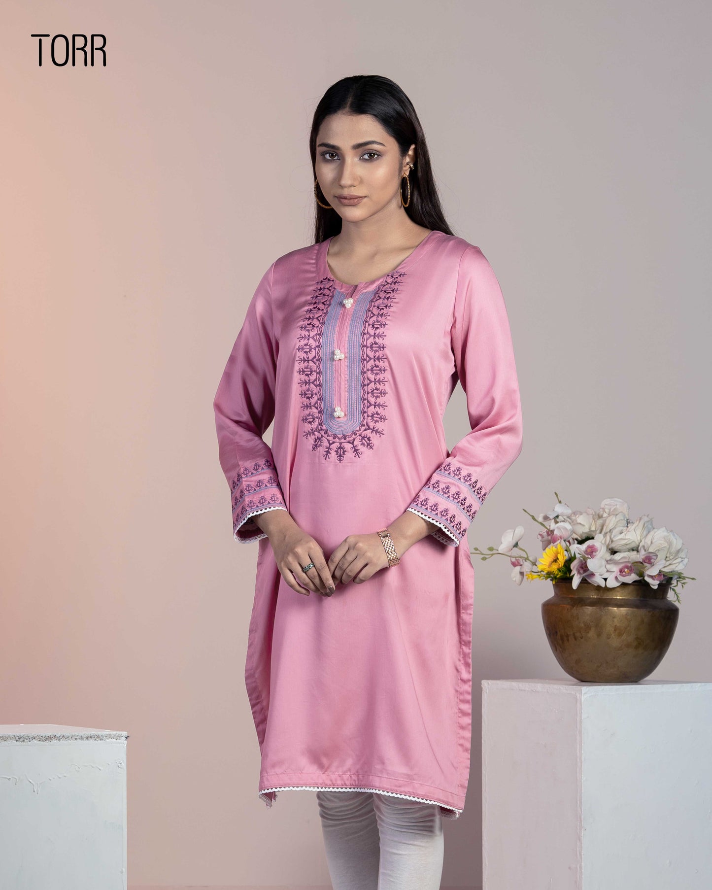 Ethnic Wear (01 Piece Kurti) | Cashmere Rose