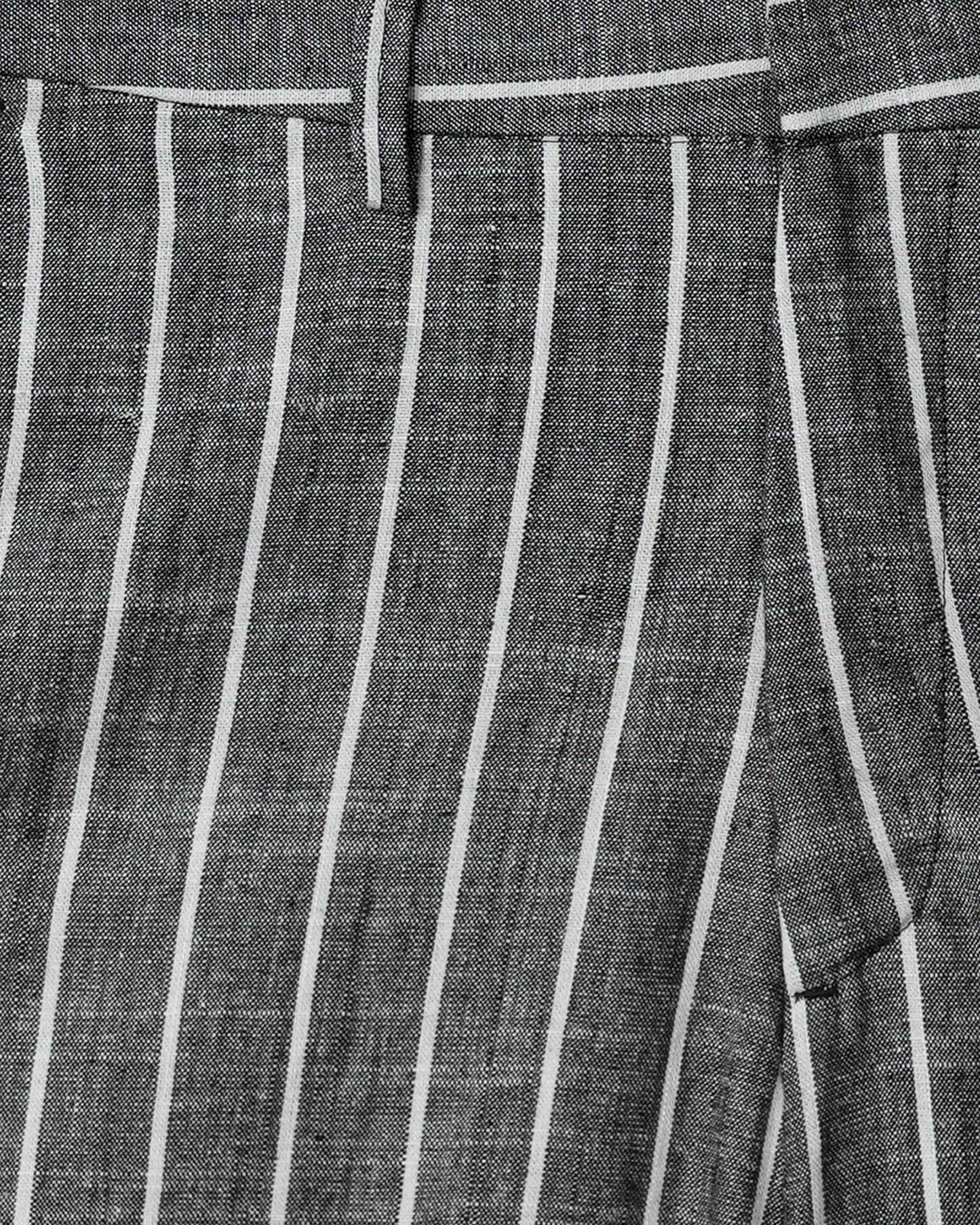 Women Shorts | Anthra Stripe