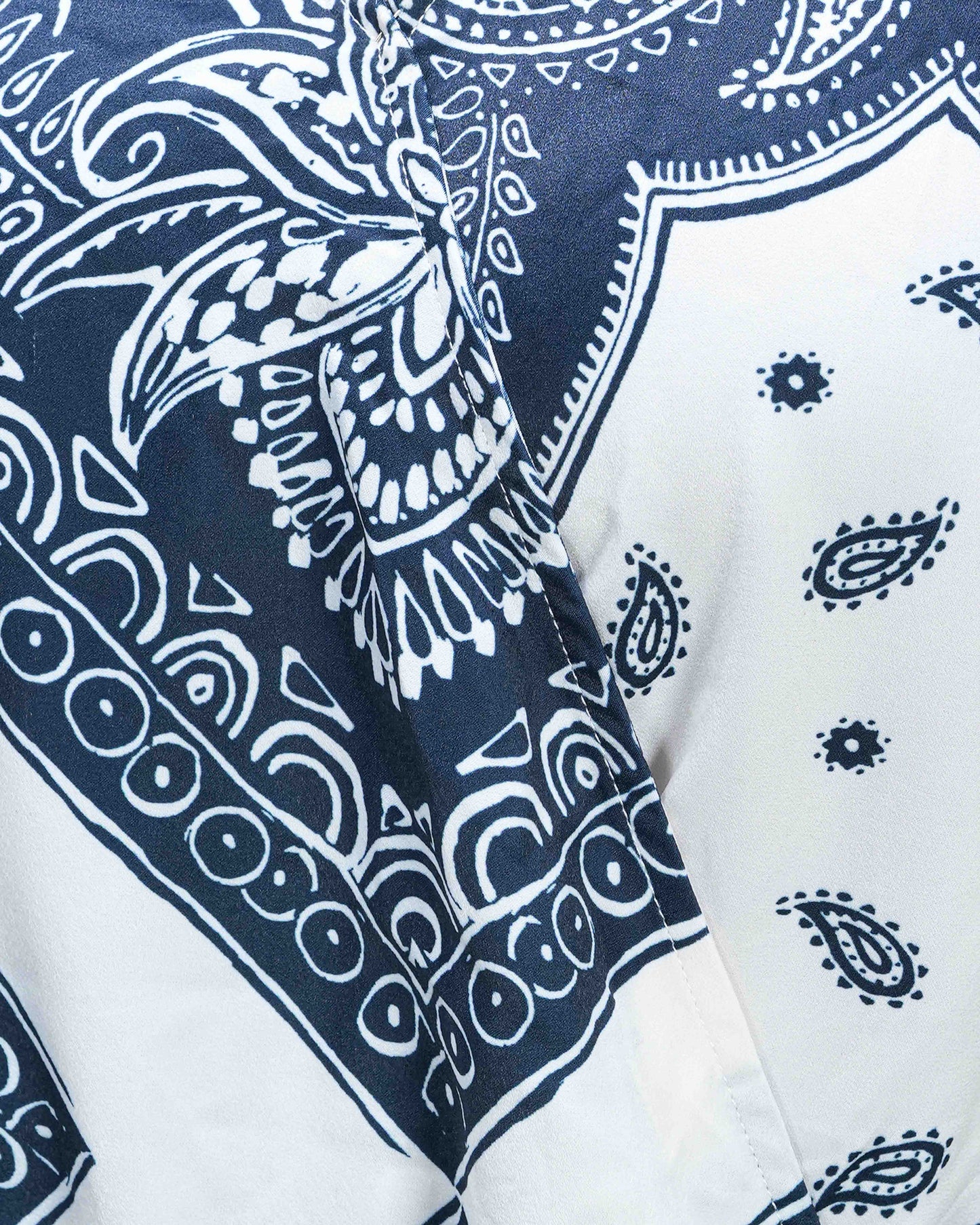 Women's Long Top | Blue Aop