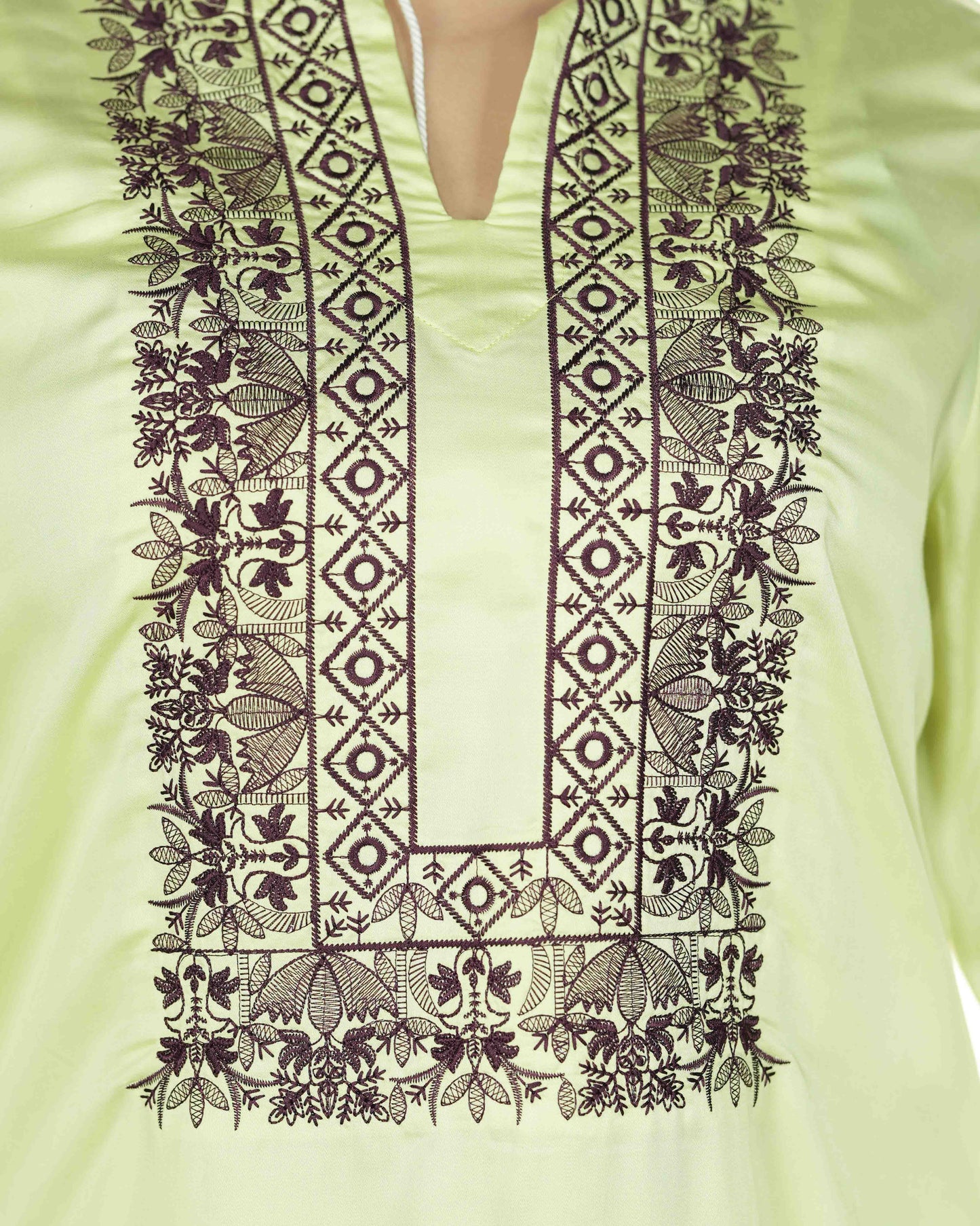 Ethnic Wear (01 Piece Kurti) | Pale Lime