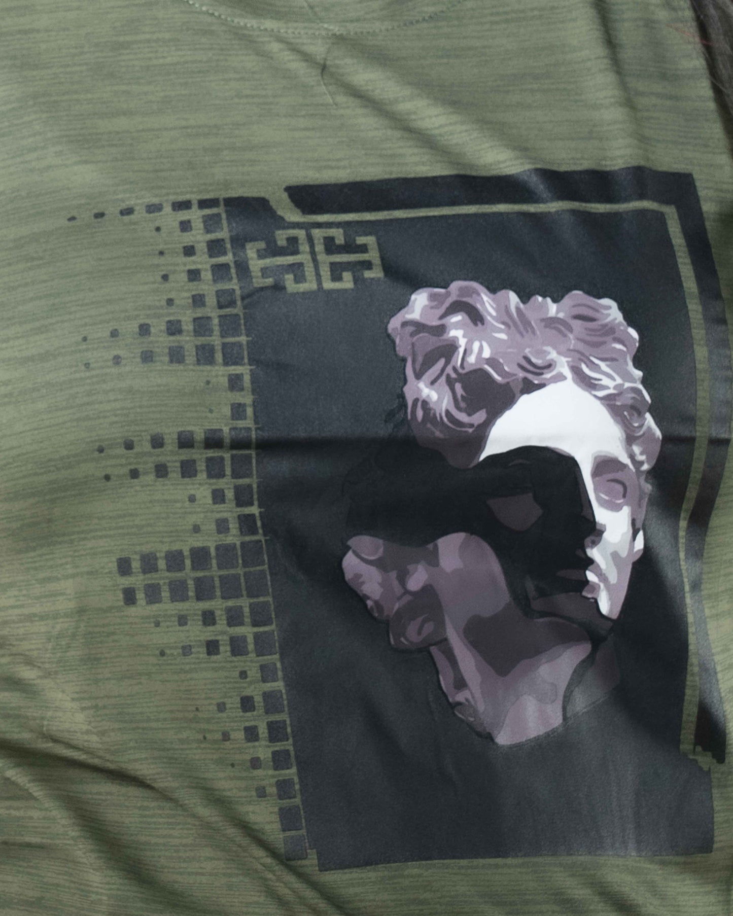 Women's T-Shirt |OLIVE GREEN MELANGE