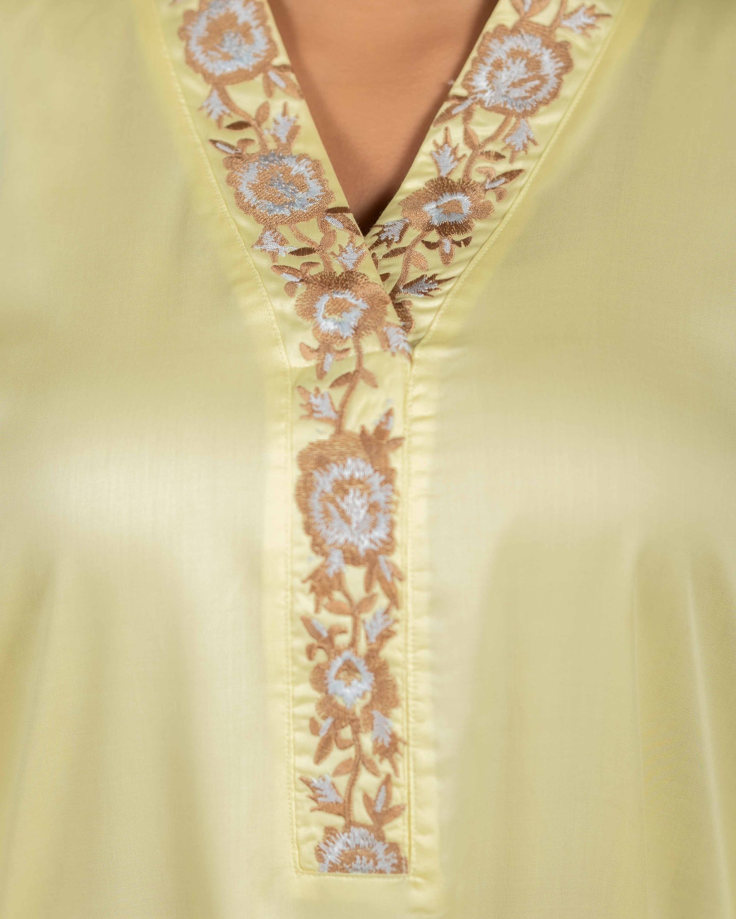 Ethnic Wear (01 Piece Kurti) | Pale Lime