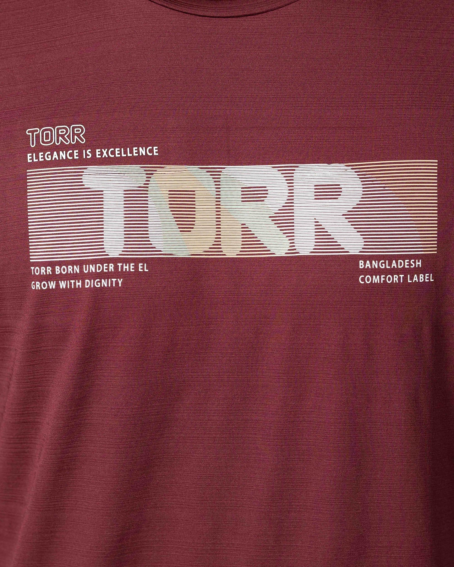 Men's Activewear T-shirt | Maroon
