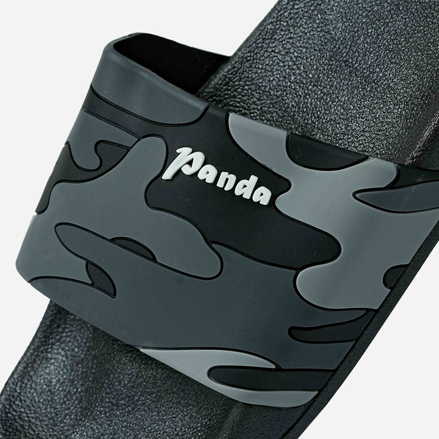 Panda Men's Slide Sandal | Black Grey