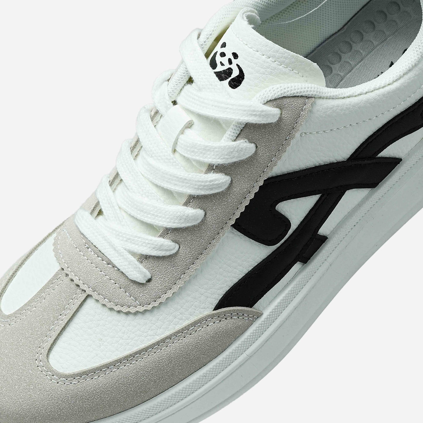 Panda Men’s Casual Sneaker | White Grey