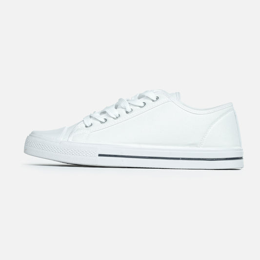 Panda Classic Canvas Sneaker | White
