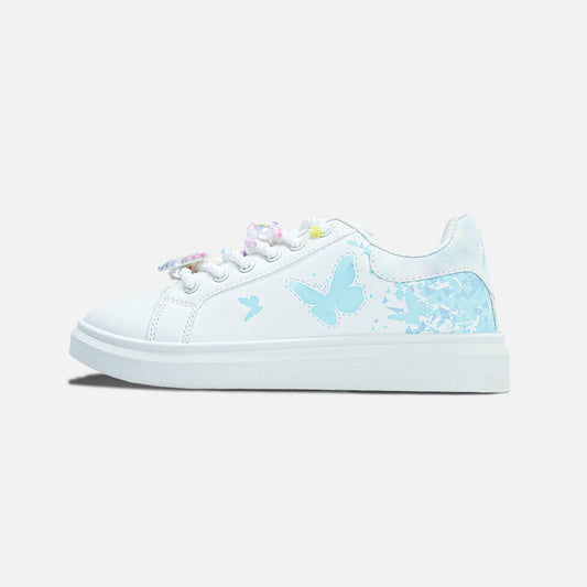 Panda Women’s Casual Sneaker | White Blue