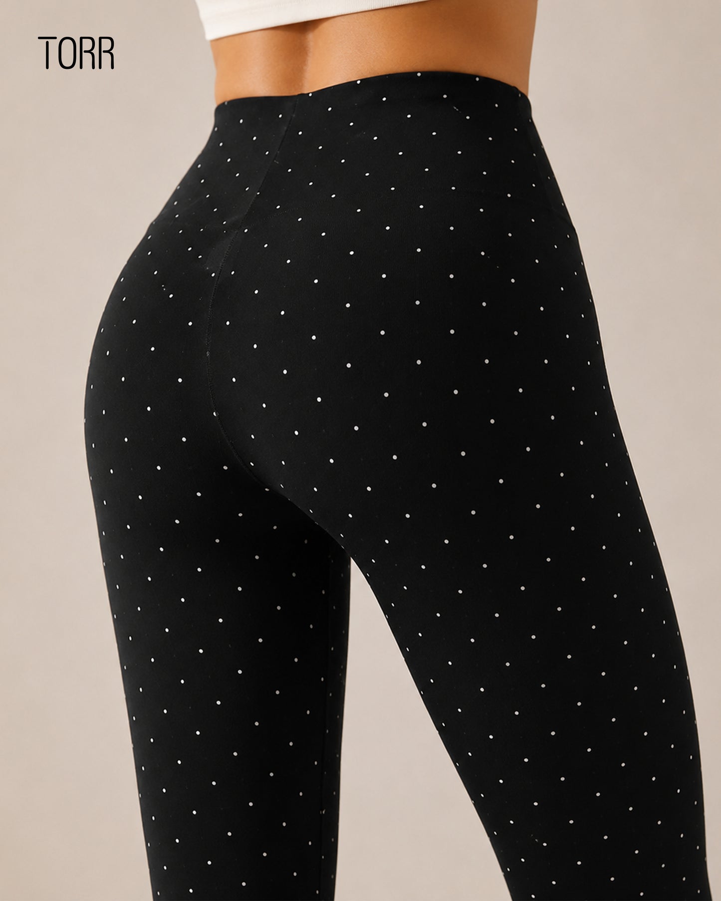 Women's Leggings | BLACK DOT AOP