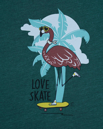 Girl's T-shirt  | Green Jacket