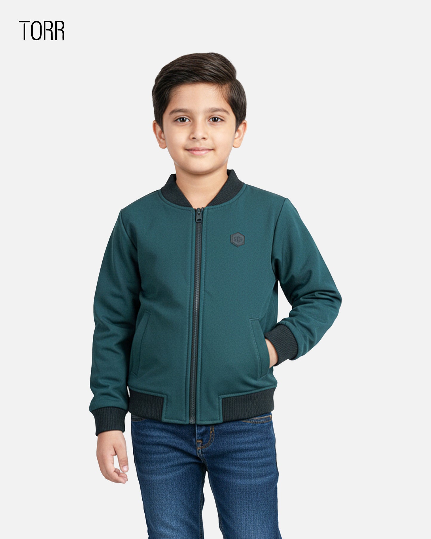 Boy's Jacket | Bottle Green