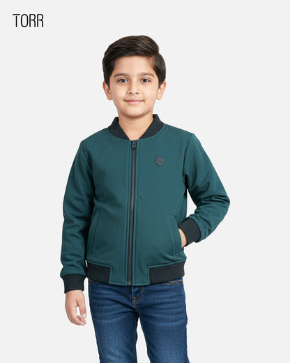 Boy's Jacket | Bottle Green