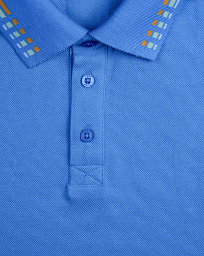 Premium Polo | Azure Blue