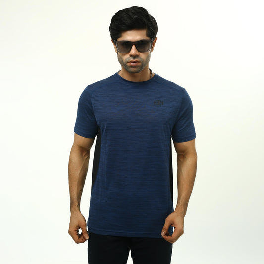 Men's Activewear T-shirt | Blue Melange