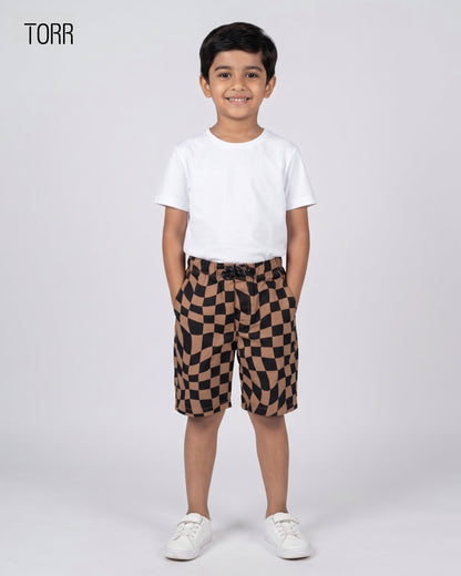 Boys Shorts |Ginghum Check