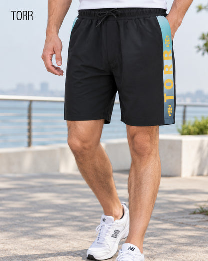 Mens Shorts |Black, China Blue