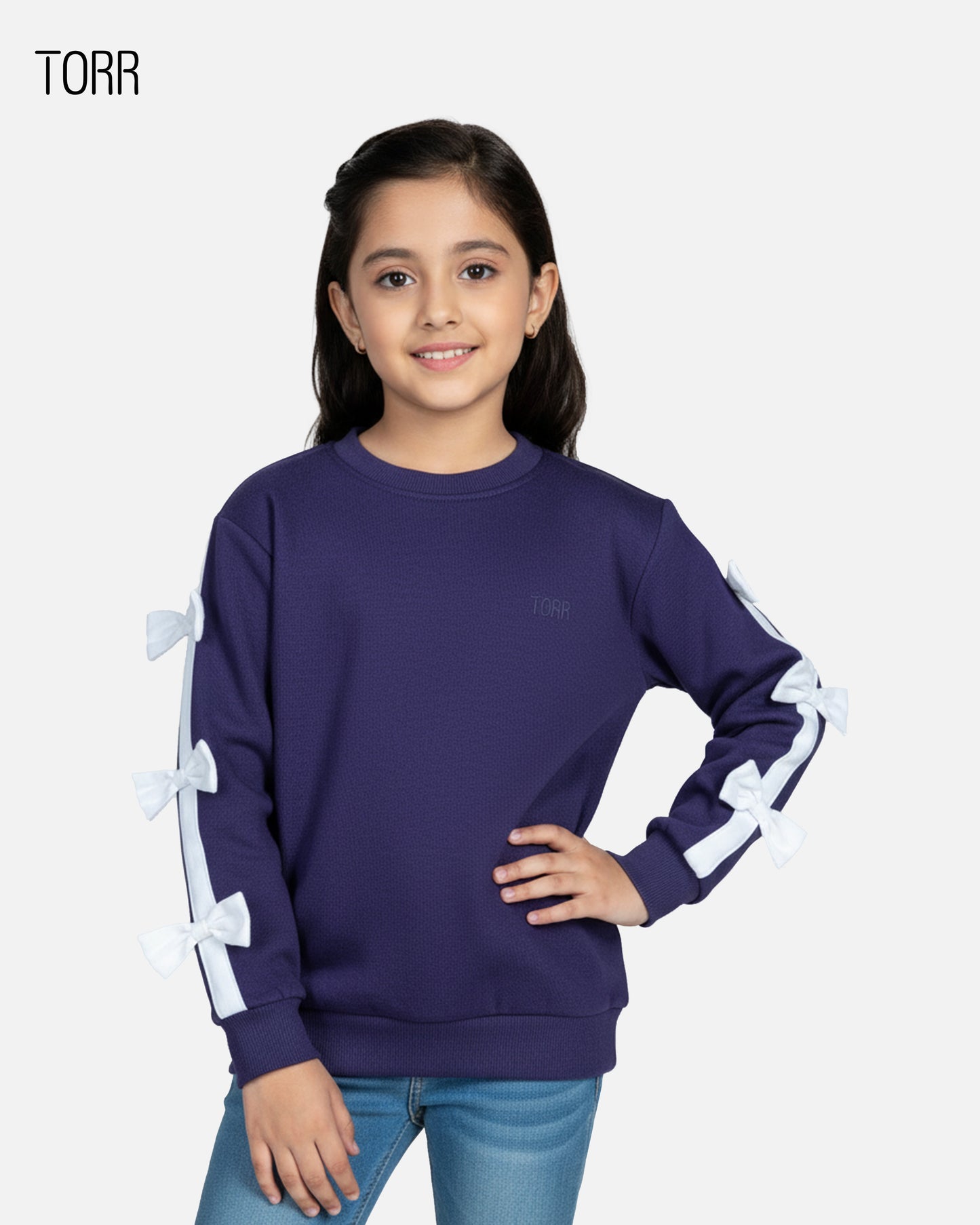 Girl's Sweatshirt | Punshy Purple