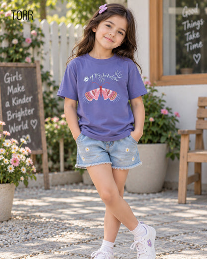 Girls T-Shirt  | DHALIA PURPLE