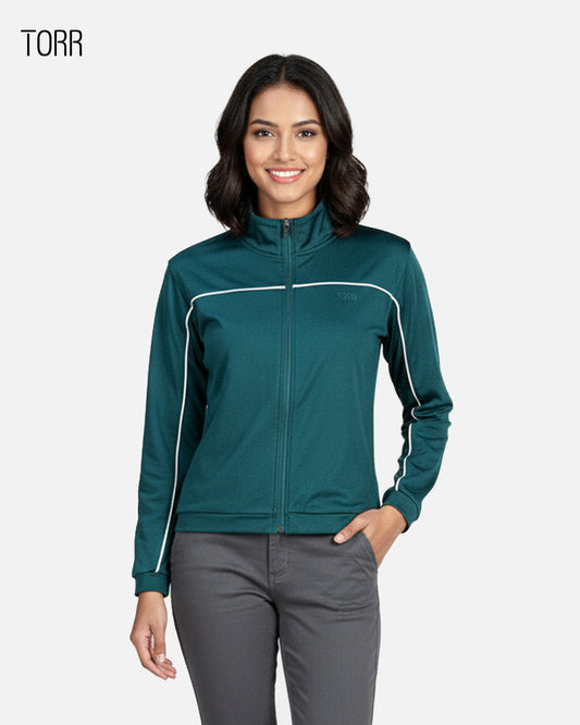 Womens Crop Jacket | Dark Green