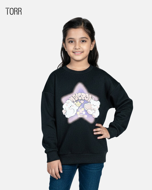 Girl's Sweatshirt | Black
