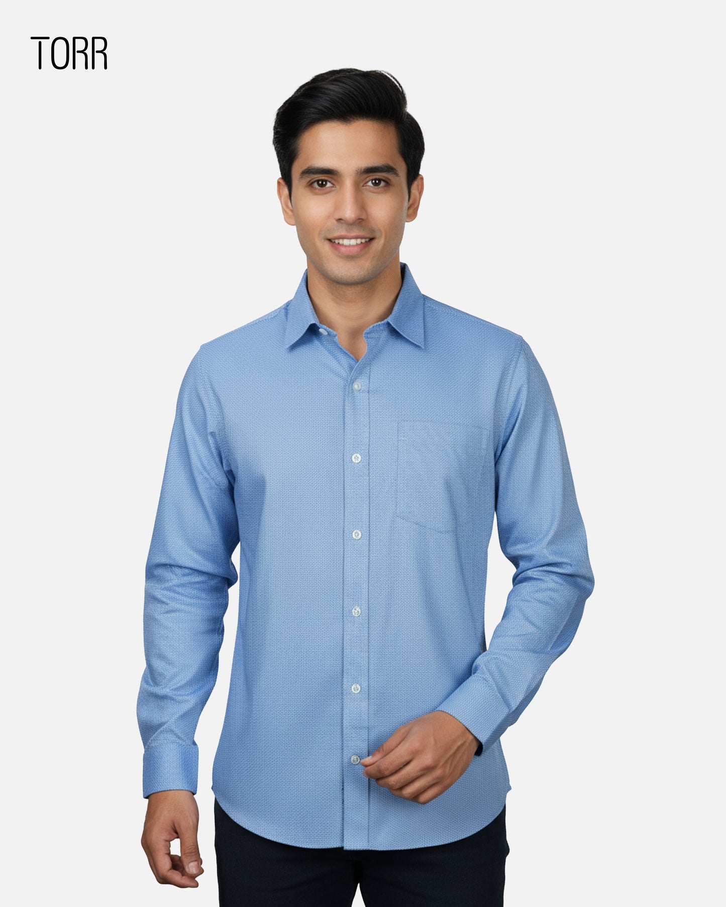Men's Long Sleeve Shirt | Blue
