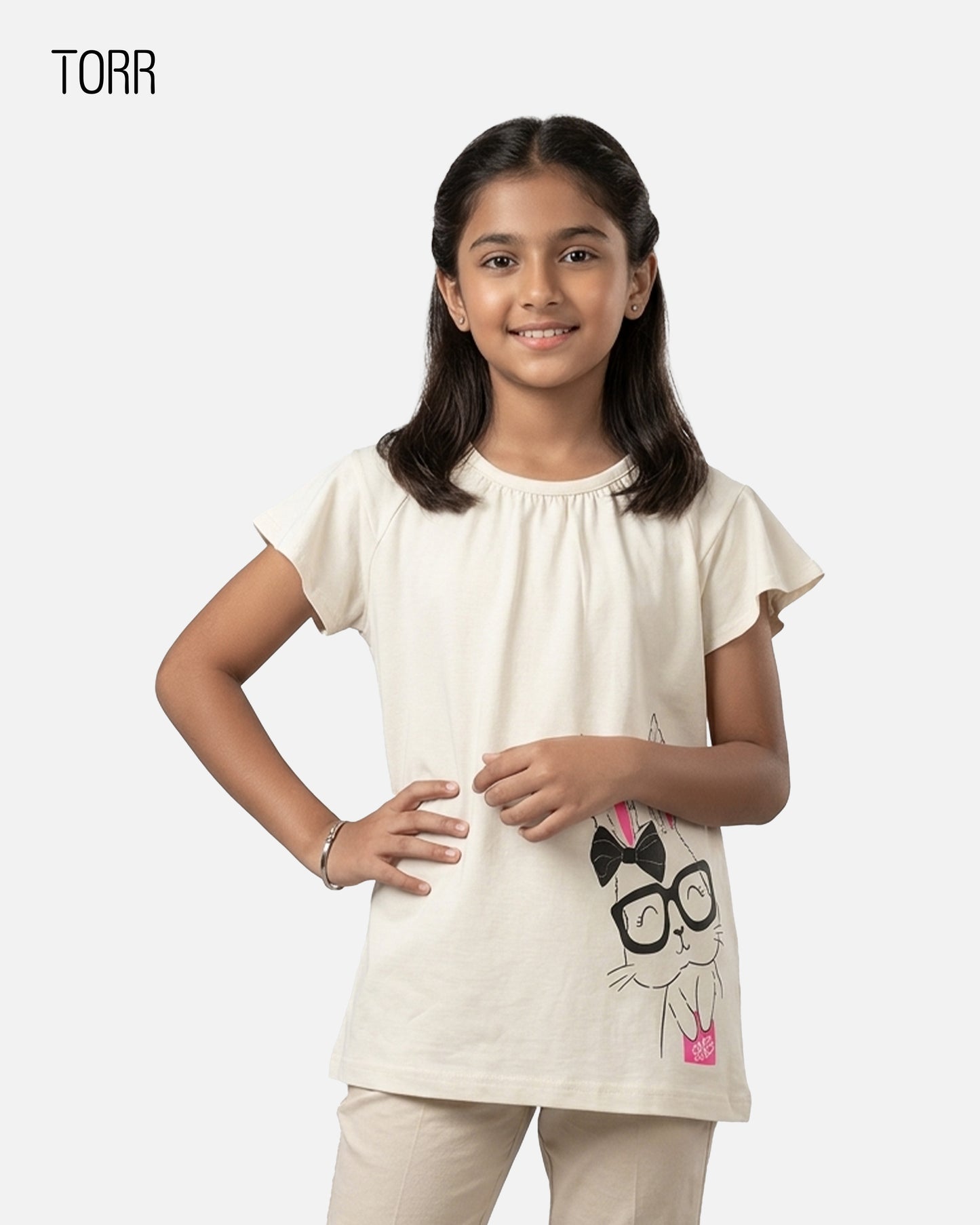 Girl's T-shirt  | Ivory