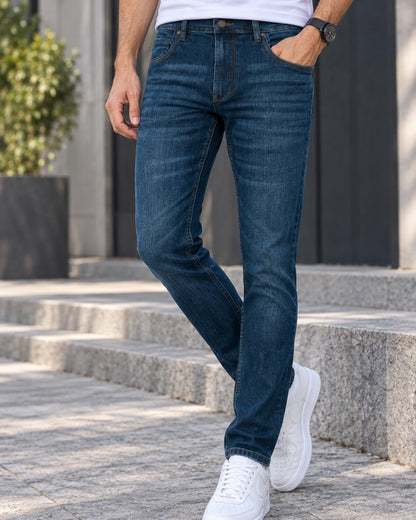 Men's Denim Pant | MID WASH