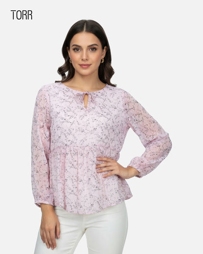 Women's Top | Pink Aop