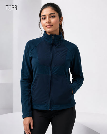 Women's Crop Jacket | Dark Ocean