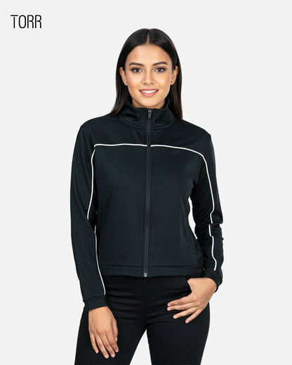 Womens Crop Jacket | Black