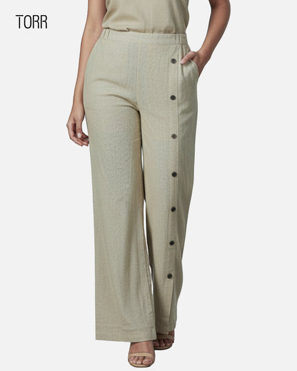 Women’s Wide Leg Pant | Beige