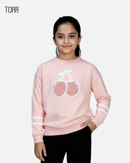 Girl's Sweatshirt | Orange light