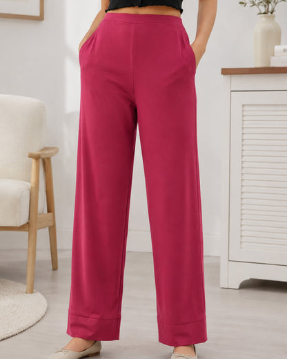 Womens Trouser | MAGENTA