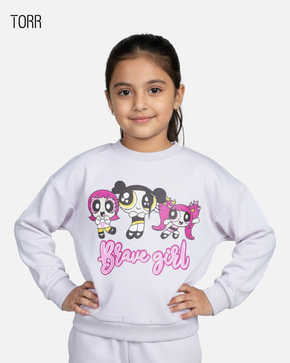 Girl's Sweatshirt | Lavender Fog