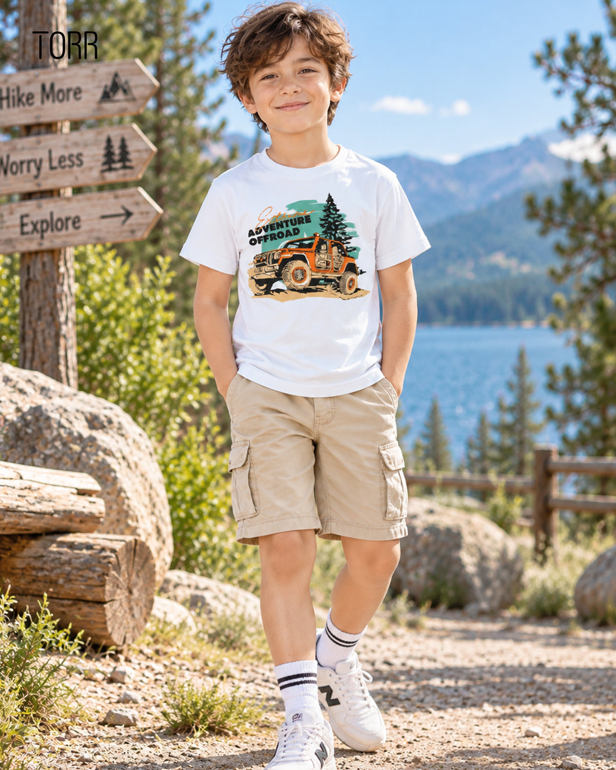 Boy's S/S T-Shirt | Bright White