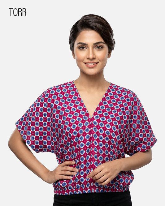 Women's Crop Top | Pink Aop