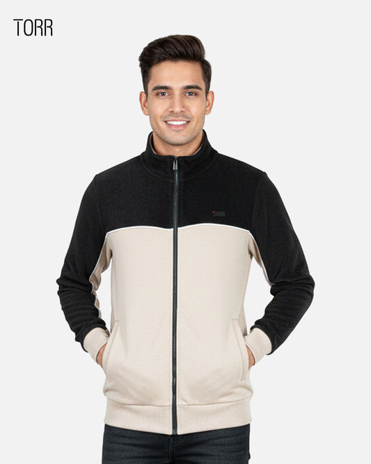 Mens Jacket | Country Walnut & Black