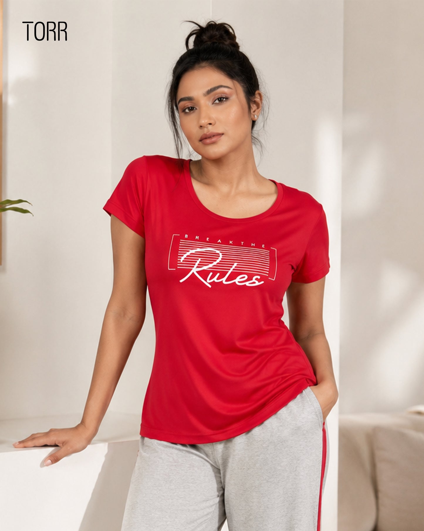 Women's Activewear Top | Red