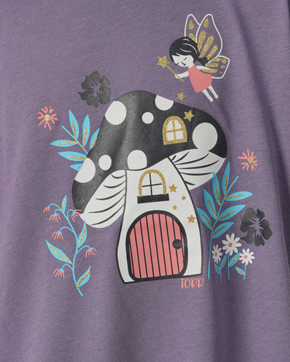 Girl's T-shirt  | Purple