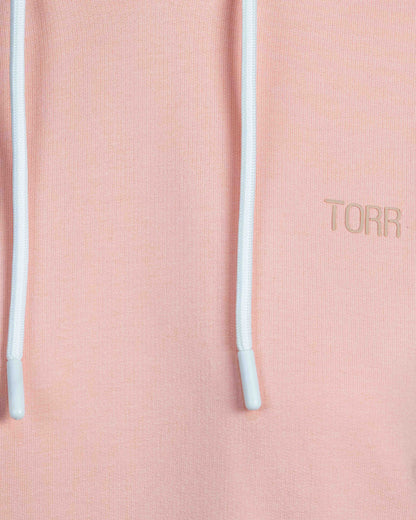 Women's Hoodie | Peach & White