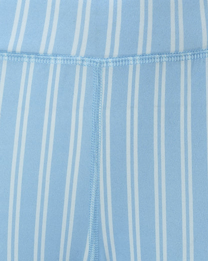 Women's Leggings | Sky Blue Stripe